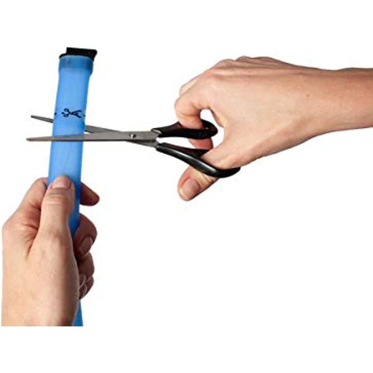 Karlie Visio Light LED Hundehalsband, blink- und dauerlichtmodus, Sichtbarkeit bis zu 500 m, flexibel und wetterfest, blau, L: 65 cm, B: 2.5 cm – Bild 2