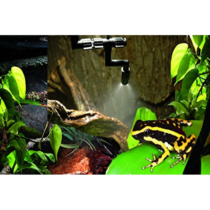 Lucky Reptile Super Rain Nano, Beregnungsanlage für kleine Terrarien mit leiser Pumpe und 4 Düsen, inkl. Montagematerial – Bild 3