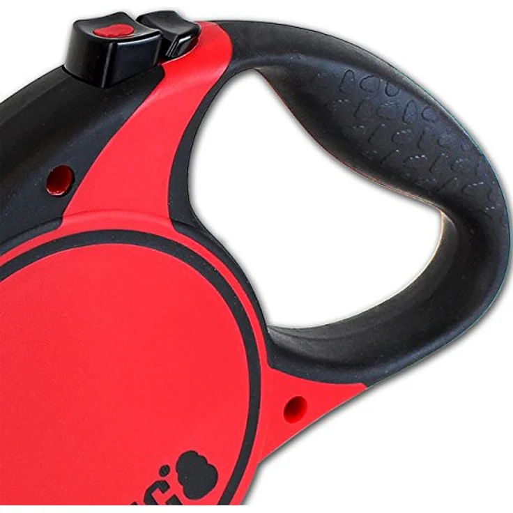 KONG Terrain Hundeleine, einziehbar mit Softgrip-Griff und intuitivem Bremssystem, schwarz – Bild 2