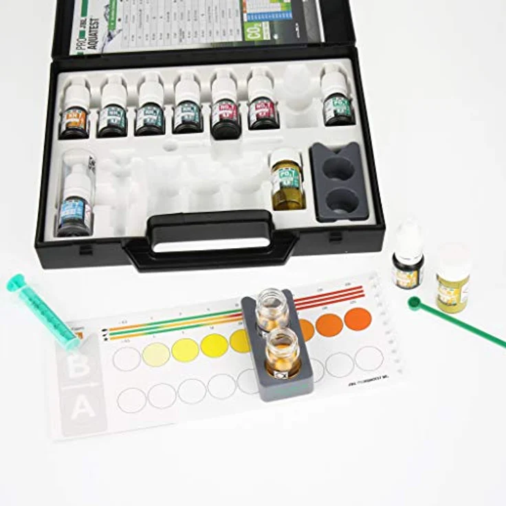 JBL ProAquaTest Combi Set Marin, Wassertest-Koffer mit 6 Tests für Meerwasser-Aquarien, sicherer Kunststoffkoffer und umfangreiches Zubehör – Bild 5