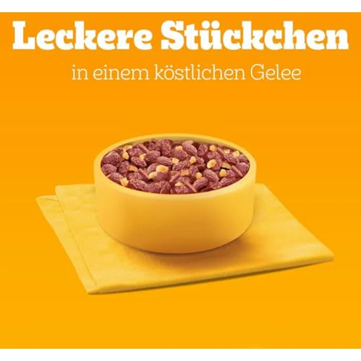 Pedigree DOGCARE Hundefutter Portionsbeutel Chunks in Gelee, Komplett & ausgewogen, 40 x 100g, ohne künstliche Zusatzstoffe, mit Vitamin E und Antioxidantien – Bild 5
