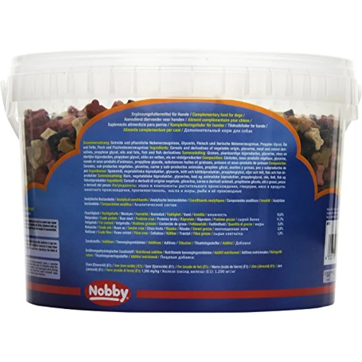 Nobby STARSNACK Training Bones, 1.800 g, 500 Stück, Beliebter Hundesnack mit Fleischgeschmack und Pansen, Lamm-, Wild-, Geflügel-, Rindfleisch und Lachsöl – Bild 2