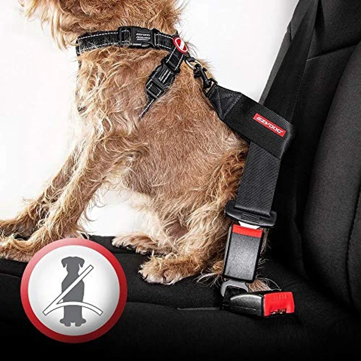 EzyDog Harness Neoprene Black, Ergonomisches Hundegeschirr für 3-6 Kg, Verstellbar, Walking/Car Harness – Bild 2