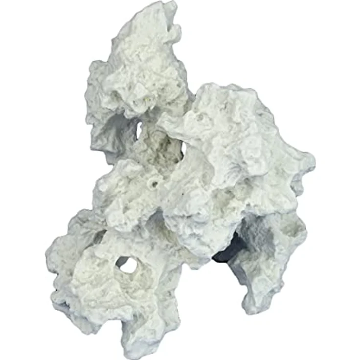 EBI Aqua Della Chalkstone, Aquariendekoration aus hochwertigem Material mit natürlichem Design, hell und neutral – Bild 2