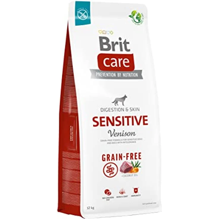 BRIT Care Dog Sensitive Venison, Trockenfutter für Hunde mit Nahrungsmittelunverträglichkeiten, 12 kg, getreidefrei – Bild 2