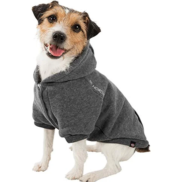 TRIXIE Hundepullover Hundepulli BE NORDIC Hoodie Flensburg, grau – Bild 7