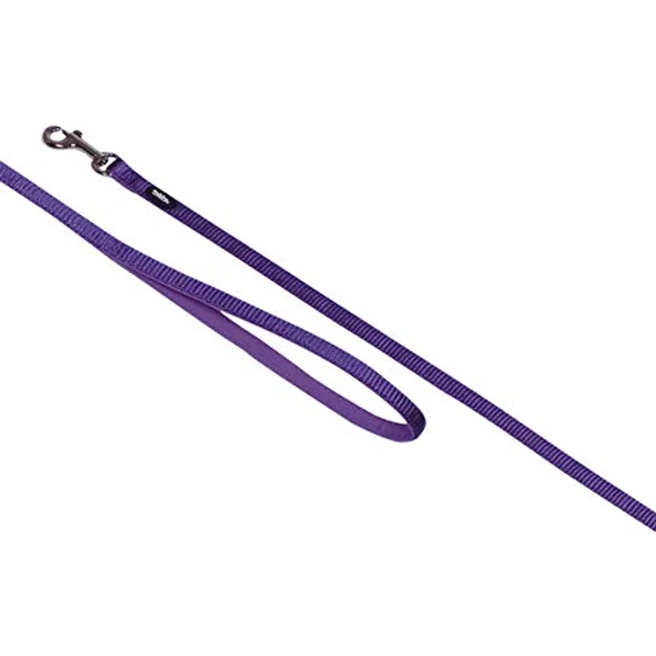 Nobby Leine Classic Preno Mini, lila, für Welpen und kleine Hunde, 120 cm Länge, 10 mm Breite, 1 Stück – Bild 2
