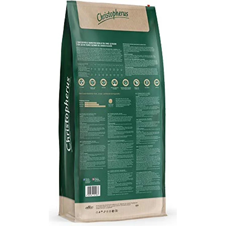 Christopherus Hundefutter Getreidefrei, Ente + Kartoffel für Senioren, 12kg, ohne Farbstoffe – Bild 2