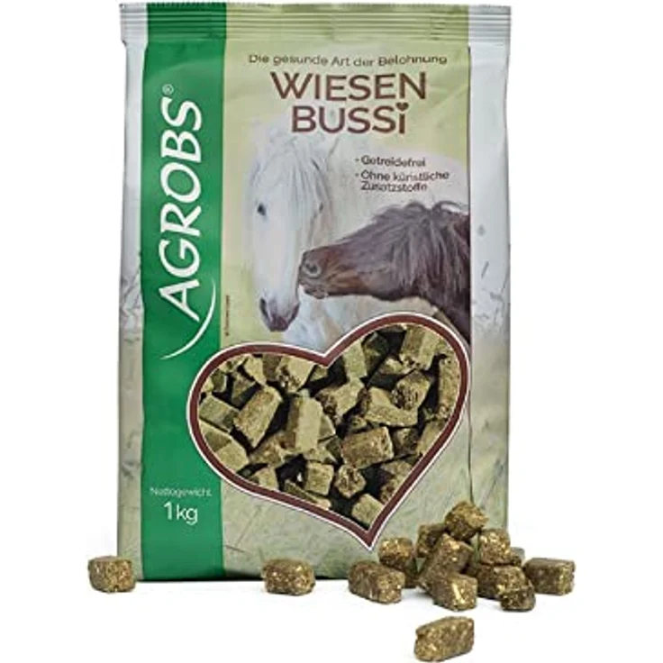 AGROBS AGROBSWiesenBussi 10kg Getreide- und melassefrei, hochwertiges Pferdefutter – Bild 1