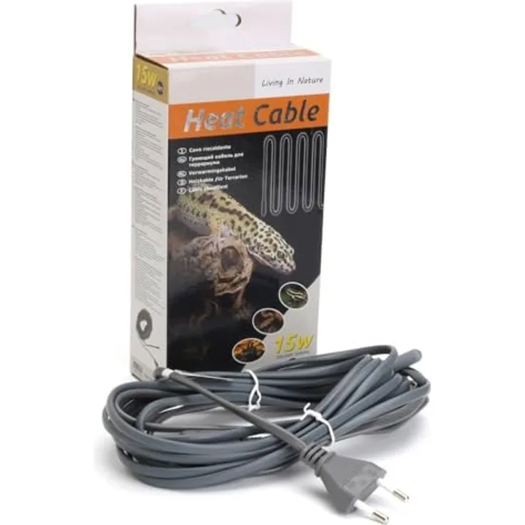 ReptiZoo Terrarium Heizkabel (RS9080), robustes Heizkabel für Terrarien
