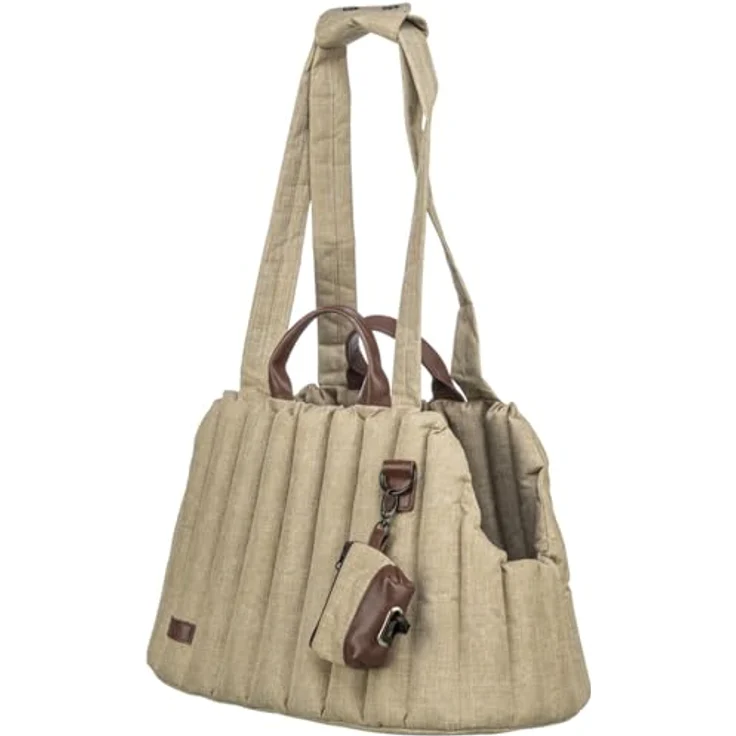 TRIXIE Tiertransporttasche Sophie, 45 × 30 × 25 cm, Hunde-Tasche in olivgrün – Bild 6