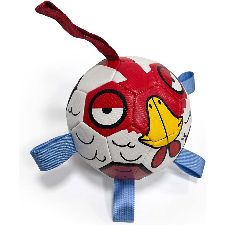 DUVO+ Hundespielzeug Fußball Birdy, Ø 15 cm, langlebiges Spielvergnügen für Hunde