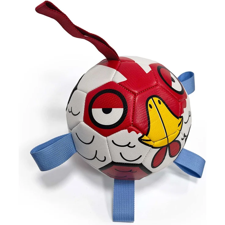 DUVO+ Hundespielzeug Fußball Birdy, Ø 15 cm, langlebiges Spielvergnügen für Hunde