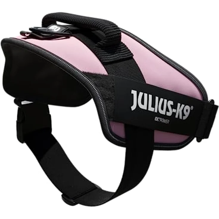 Julius-K9 IDC-Powergeschirr (1, Hund, Hundesport, Arbeit, Jogging), Halsband + Leine, Hochwertiges Sattelgeschirr für Hunde in pink mit ergonomischer Passform – Bild 4