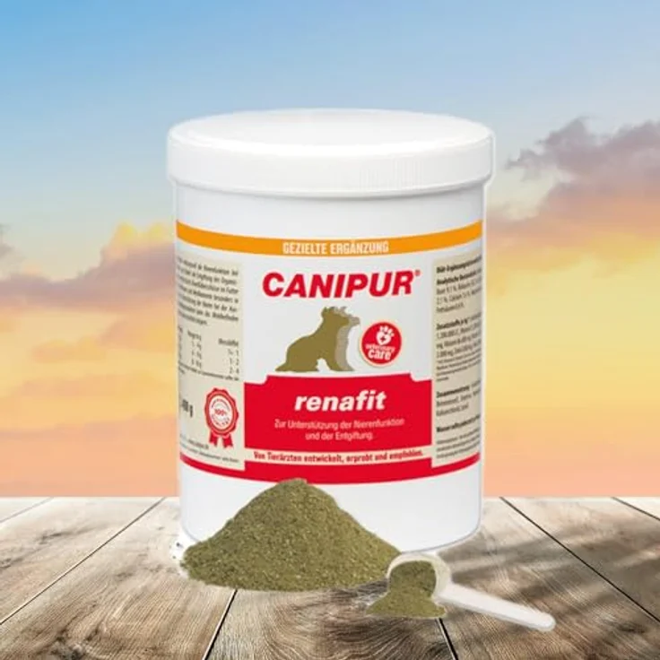 Canipur Renafit, Katzen-Nahrungsergänzung mit Kräutern und Vitaminen zur Unterstützung der Nierenfunktion, 400 g – Bild 3