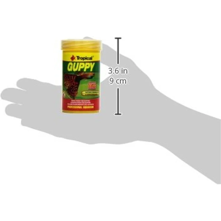 Tropical Guppy Flockenfutter für Guppies und Lebendgebärer, 100ml, mit farbverstärkenden Inhaltsstoffen und verbessertem Immunsystem – Bild 3