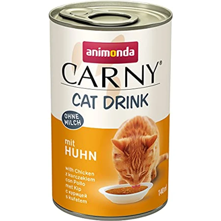 Animonda Carny Cat Drink, Nassfutter für Katzen Adult, Mixpaket 8x140 ml, fördert Flüssigkeitsaufnahme, ohne Zusatz von Zucker – Bild 2