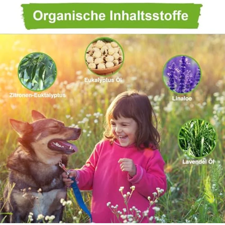 MC-Royal® Zeckenhalsband für Hunde, wasserdicht und verstellbar, effektiver Schutz vor Ungeziefern, 62 cm, 100% natürliche Inhaltsstoffe, bis zu 8 Monate Zeckenschutz – Bild 3