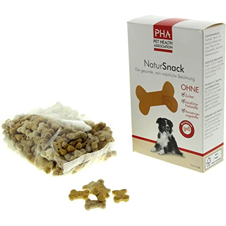 PHA NaturSnack für Hunde, Trockenfutter in Knochenform, ohne Zucker, 200 g – Bild 3