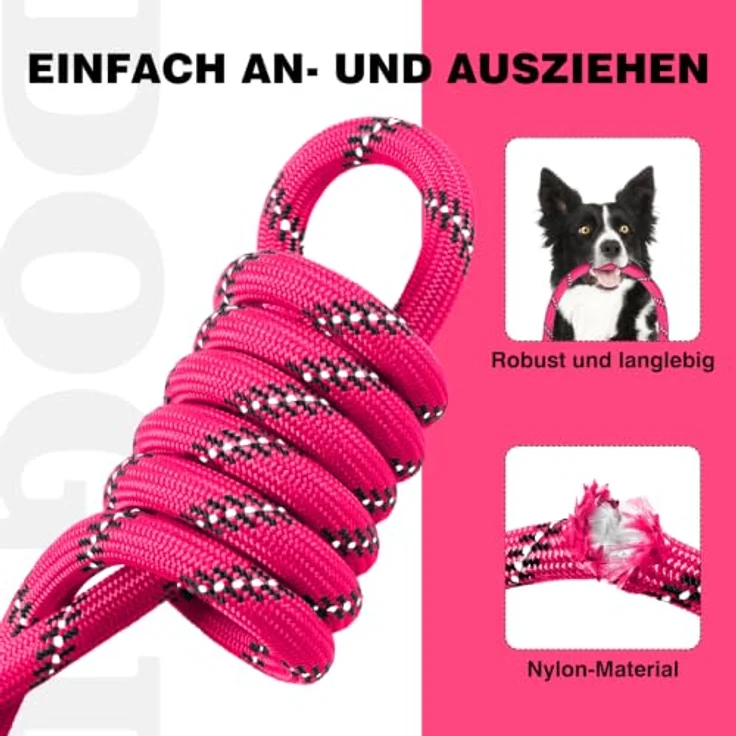 lynxking Slip-Leine mit Reflektion, 180 cm Hundetrainingsleine mit Stopperschnalle, robust und leicht, verschiedene Farben verfügbar – Bild 5