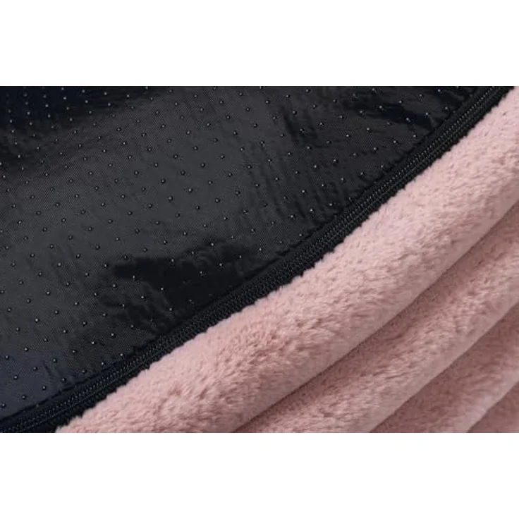 Designed By Lotte Tierkissen Hundekissen Reza rund rosa, rutschfeste Unterseite – Bild 6
