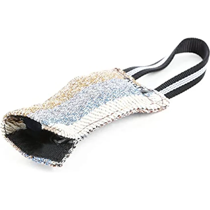 JULIUS K-9 befüllbare Beisswurst / Dummie aus Nylon und Baumwolle, 20x4 cm, robust für Motivationsarbeit und Spiel – Bild 2