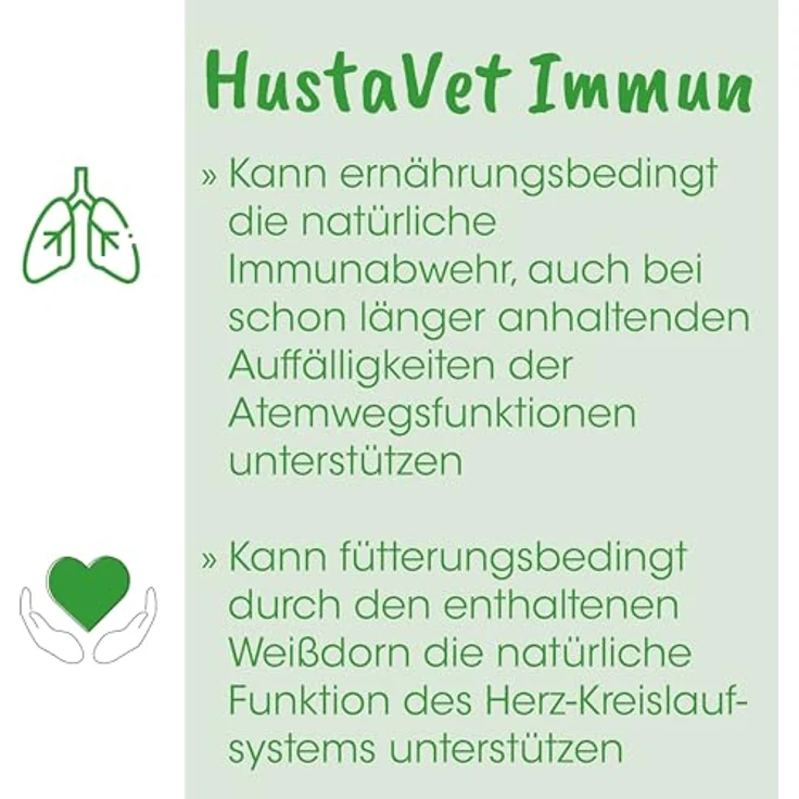 cdVet HustaVet Immun, Hunde Nahrungsergänzungsmittel zur Unterstützung der Immunabwehr mit natürlichen Kräutern, 80 g – Bild 2