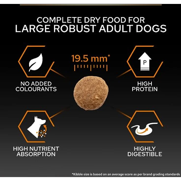 PRO PLAN Adult Large Robust Hundefutter, Trockenfutter mit Huhn & Reis, 14 kg – Bild 9