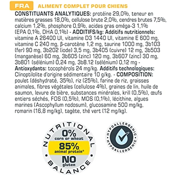 VERSELE-LAGA Opti Life Puppy Medium Trockenfutter für Welpen, hypoallergen, mit Huhn und Reis, 12,5 kg – Bild 3