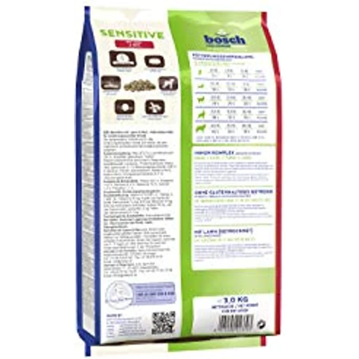 bosch HPC Sensitive Lamm & Reis, Hundetrockenfutter für ernährungssensible Hunde aller Rassen, glutenfrei, 1 x 3 kg – Bild 4