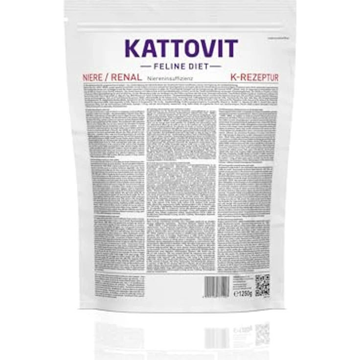 KATTOVIT Niere/Renal Trockenfutter für Katzen, Diät-Alleinfuttermittel mit leicht verdaulichem Huhn, 1.250 g – Bild 2