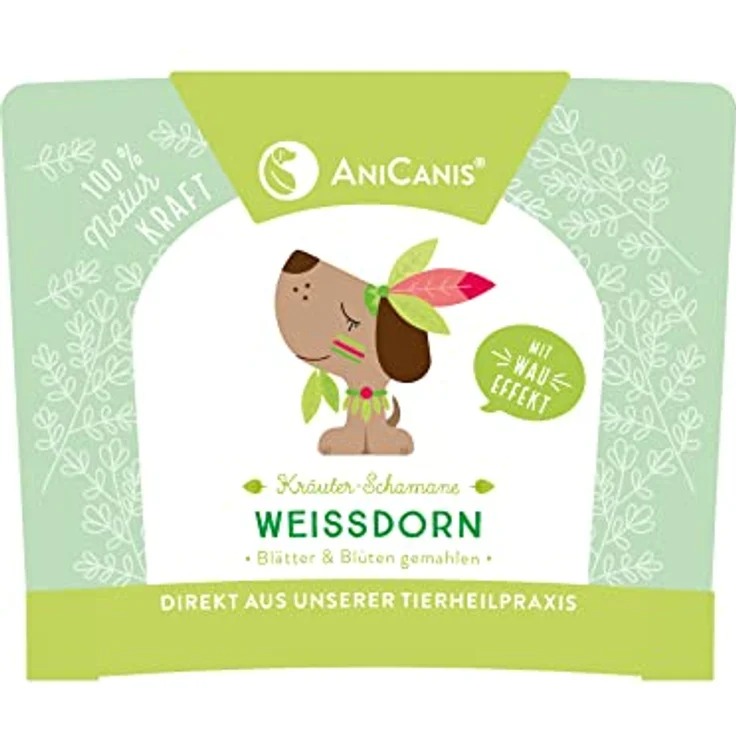 AniCanis Weißdornpulver für Hunde & Katzen, 125g - Natürlicher Futterzusatz zur Unterstützung von Herz & Kreislauf, 100% vegan, Premium Qualität ohne Zusätze – Bild 3