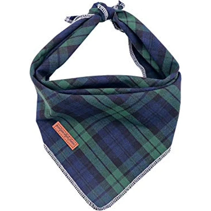 Unique style paws Hundeschal, Waschbares Halsdreieck aus Baumwolle für kleine bis große Hunde und Katzen, Größe Klein bis Groß, 58cm-76.2cm Halsumfang – Bild 1