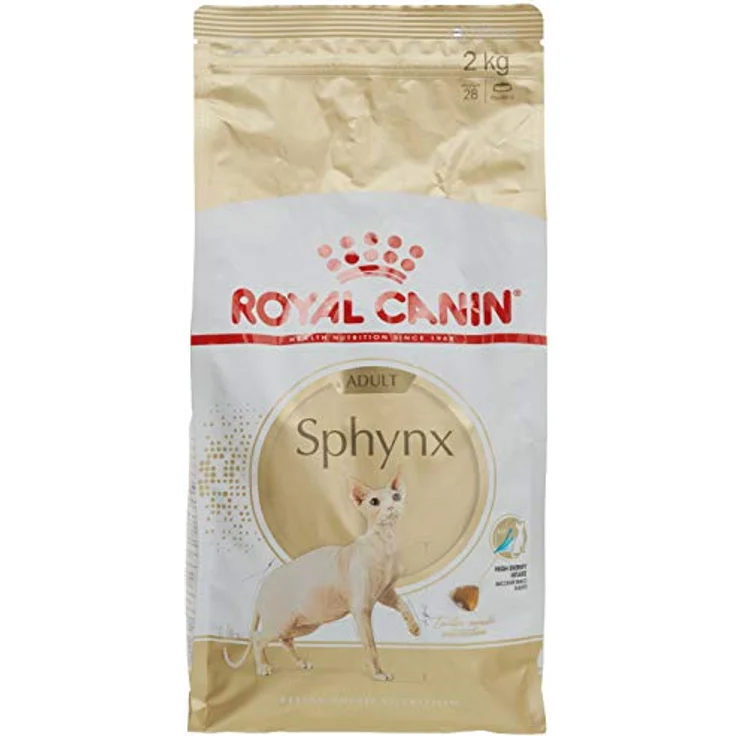 Royal Canin Sphynx Adult, Katzenfutter für haarlose Katzenrasse, 2 kg, hohe Energiedichte und Hautschutz – Bild 4