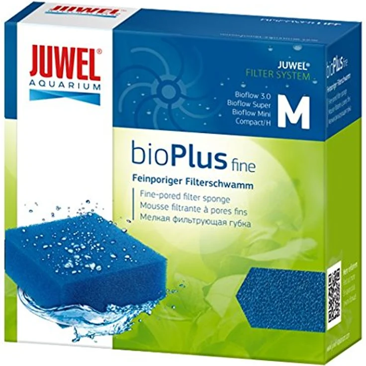 JUWEL bioPlus fine Filterchwamm M, Filtermedium für biologische Aquarienfilterung, fein 3.0 Compact – Bild 2