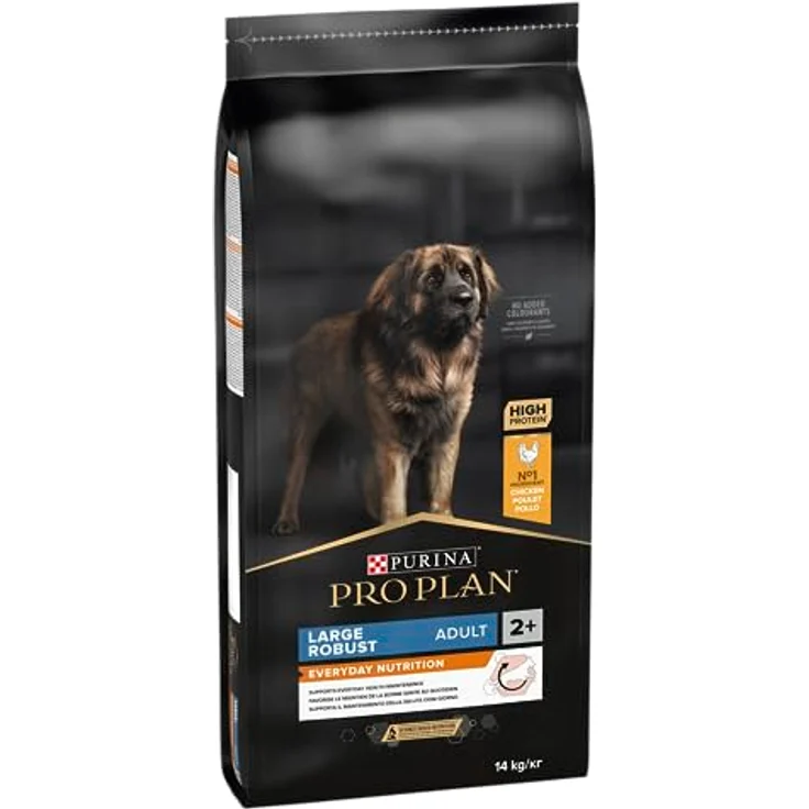 PRO PLAN Adult Large Robust Hundefutter, Trockenfutter mit Huhn & Reis, 14 kg – Bild 2