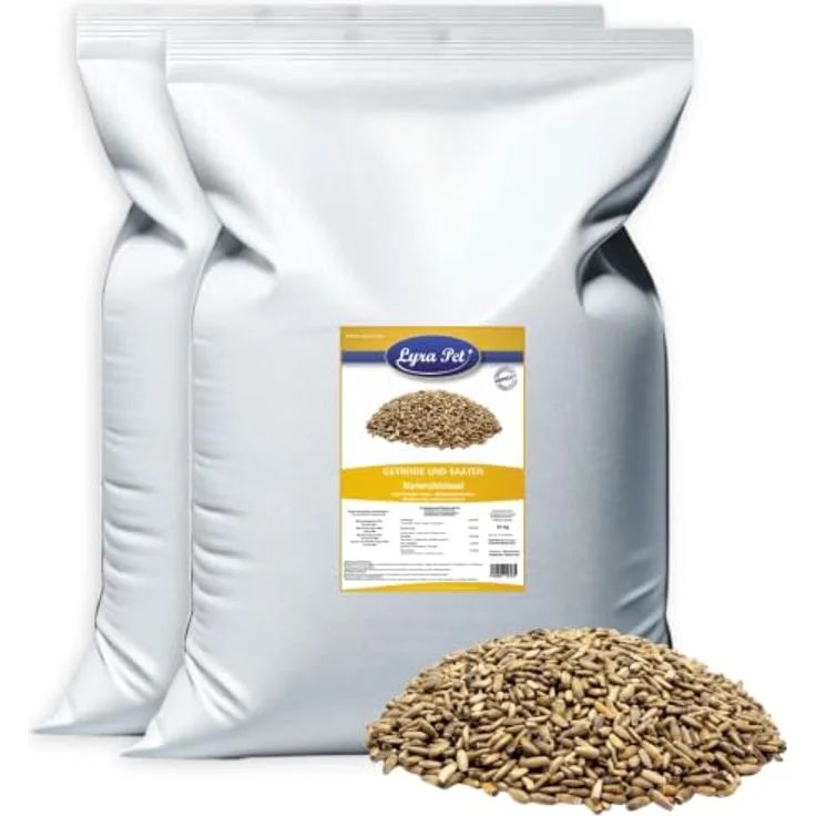 Lyra Pet® 20 kg Mariendistelsaat, Nährstoffreiche Ergänzung für Wildvögel, 100% Naturprodukt