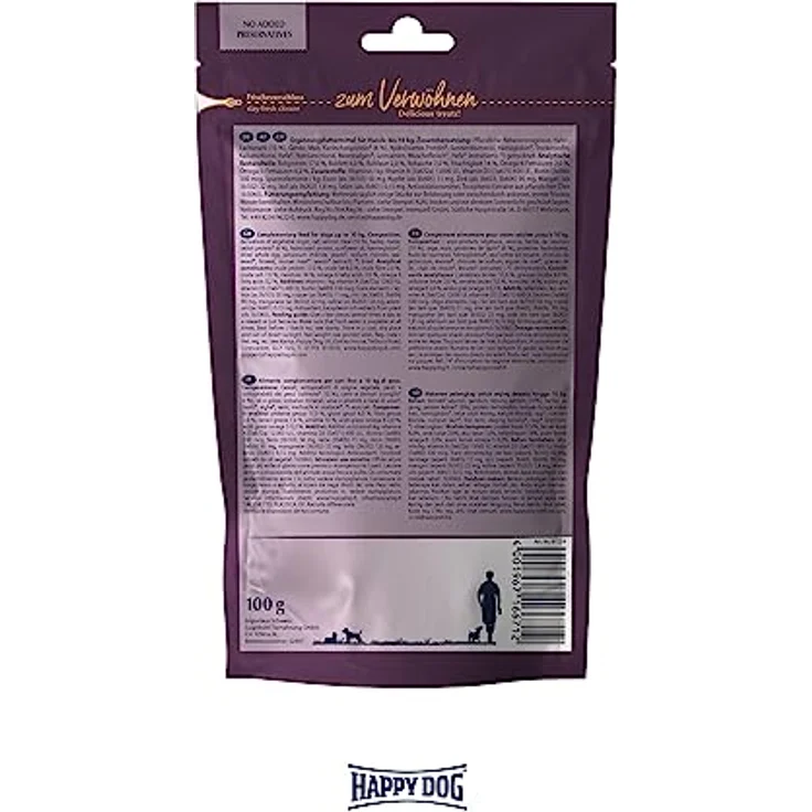 Happy Dog SoftSnack Mini Ireland, weizenfreie Hundesnacks ohne Zuckerzusatz für Haut und Fell, 100 g – Bild 4
