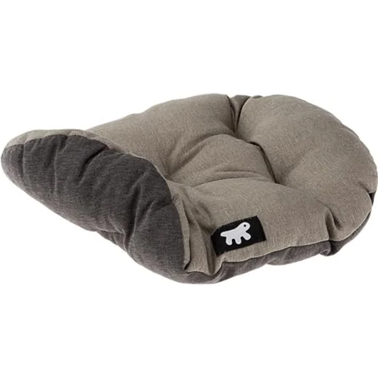 Ferplast Hundebett Relax, doppelseitiges Hundekissen aus Baumwolle, waschbar, 55 x 36 cm, braun – Bild 4