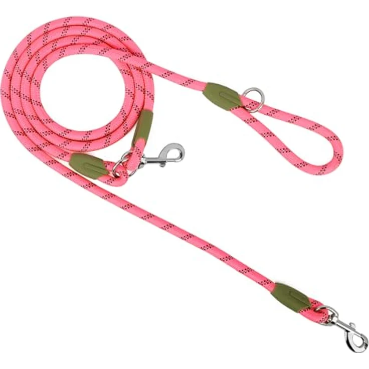 Eyleaf Hands Free Hundeleine 220cm, reflektierende Crossbody Leine aus wetterfestem Nylon für kleine, mittlere und große Hunde, ideal zum Gehen, Joggen und Laufen – Bild 3