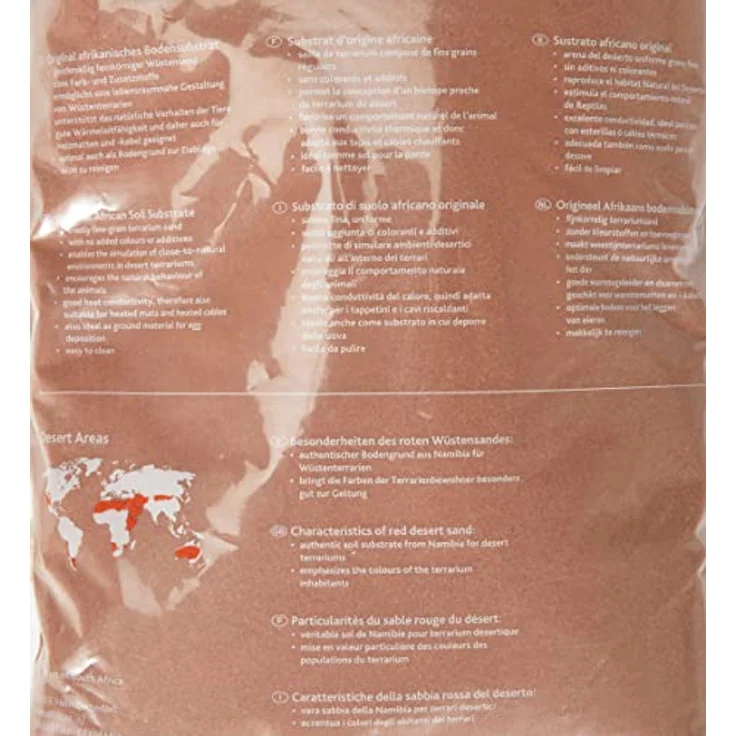 Trixie Reptiland Wüstensand rot, feinkörniger Bodengrund für Wüstenterrarien, 5kg – Bild 5