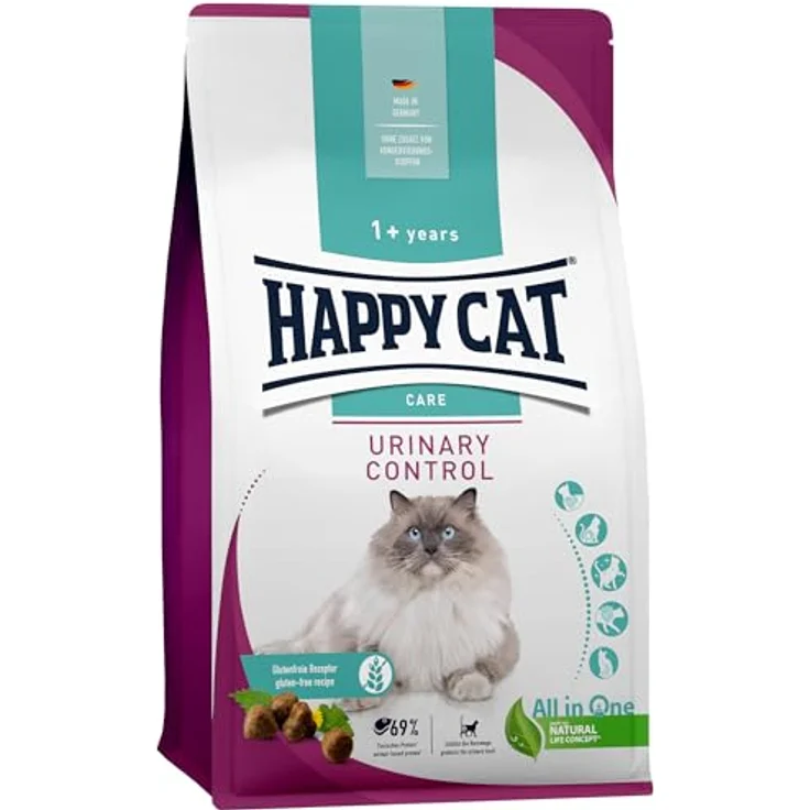 Happy Cat Care Urinary Control, Glutenfreies Katzen-Trockenfutter, 10 kg für empfindlichen Harntrakt – Bild 1