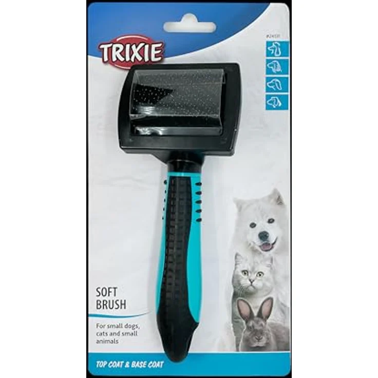 Trixie Softbürste für Hunde Deckhaar & Unterwolle – Bild 5
