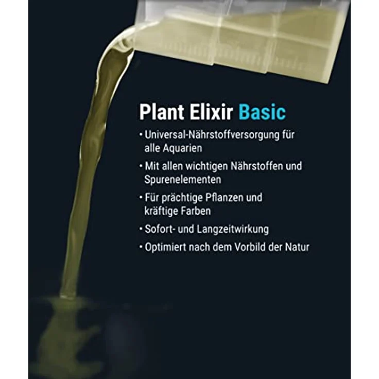Dennerle Plant Elixir Basic, 500 ml - Universaldünger für Aquarienpflanzen mit sofortiger und langanhaltender Nährstoffversorgung, optimiert nach dem Vorbild der Natur – Bild 4