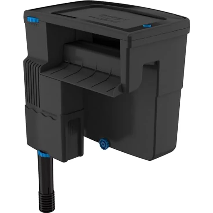 Seachem Tidal 75, Aquarienfilter mit selbstansaugender Pumpe und 2-stufiger Durchflussregulierung, Kunststoffdesign