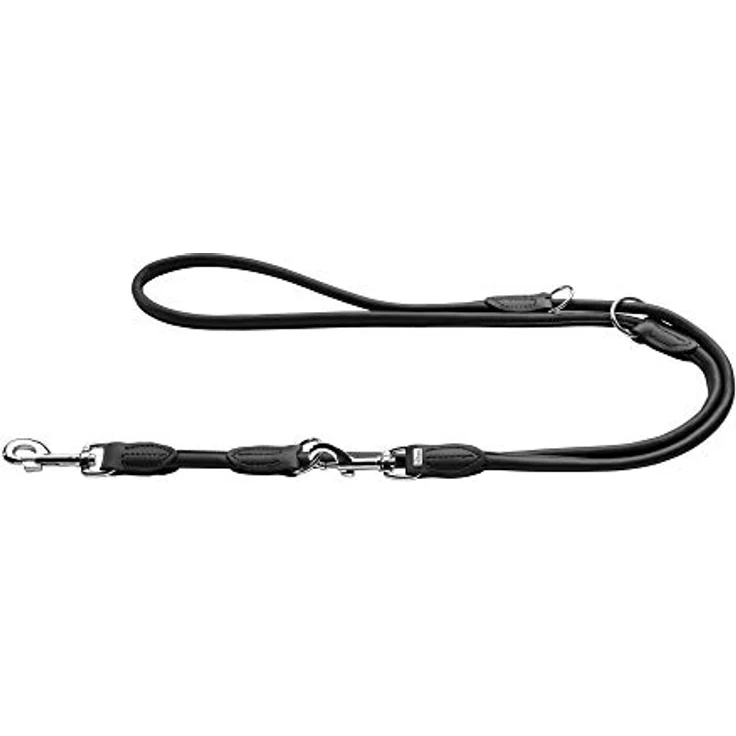 Hunter Hunde-Leine verstellbar Round & Soft schwarz 8-200 – Bild 3
