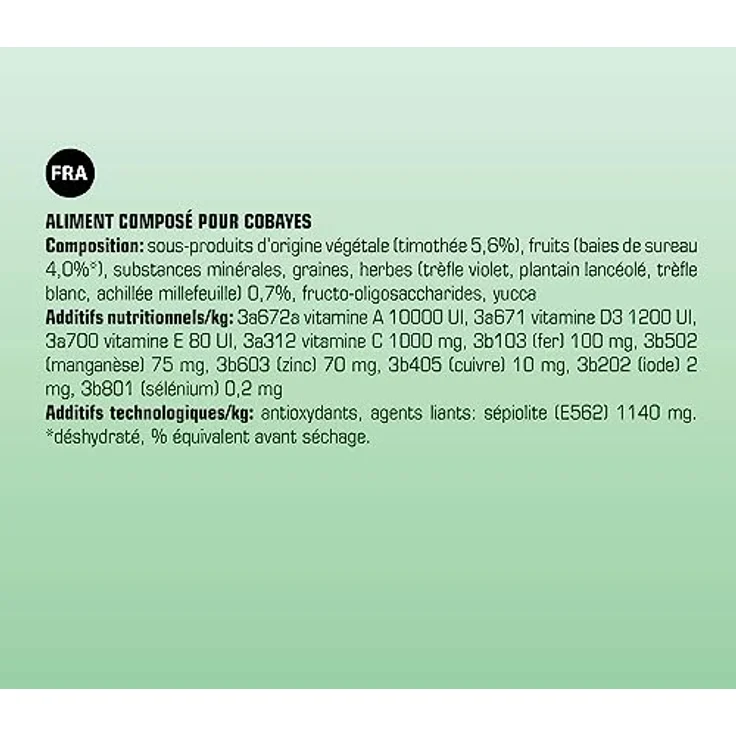 Versele-Laga Cavia Complete, Alleinfutter für Meerschweinchen, 2 x 8 kg, mit 20% Rohfaser und Vitamin C – Bild 7