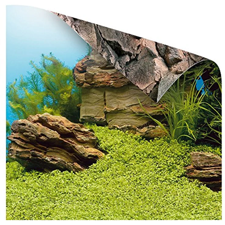 Juwel Aquarium Poster 1 XL, Dekorationsrückwand für Aquarien 120 x 60 cm bis 150 x 60 cm, 2 Motive auf Vorder- und Rückseite – Bild 3