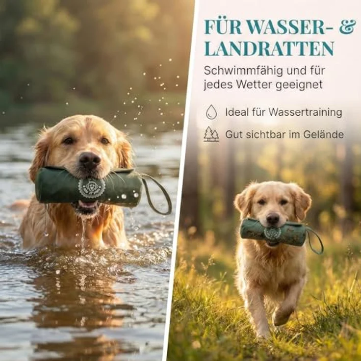 HUND IST KÖNIG Futterdummy klein, Apportierbeutel für Hunde mit 0,7L Fassungsvermögen, inkl. Trainings-eBook für alle Hunderassen – Bild 5