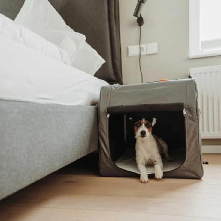 Hunter Hunde-Transportbox Alu-Gestell S - 61 x 46 x 43 cm – Bild 8